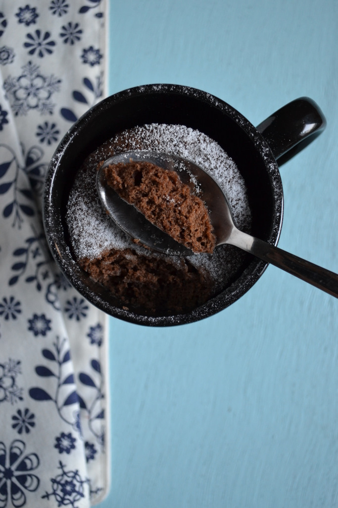 chocolate espresso mug cake