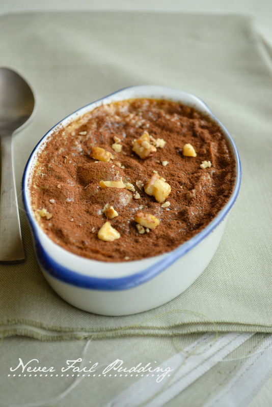 easy chocolate pudding with cocoa