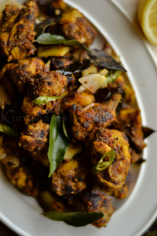Easy Chicken Pepper Fry | Kerala Chicken Kurumulaku Fry